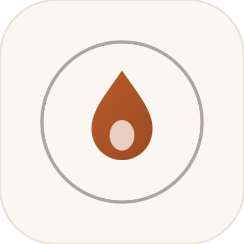 Rejected -- Concept 2: Quiet Ember, calm contained flame on paper